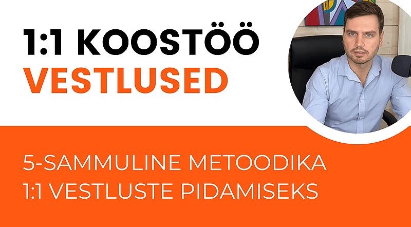 Videokursuse „1:1 tulemus- ja koostöövestluste kunst“ kaas